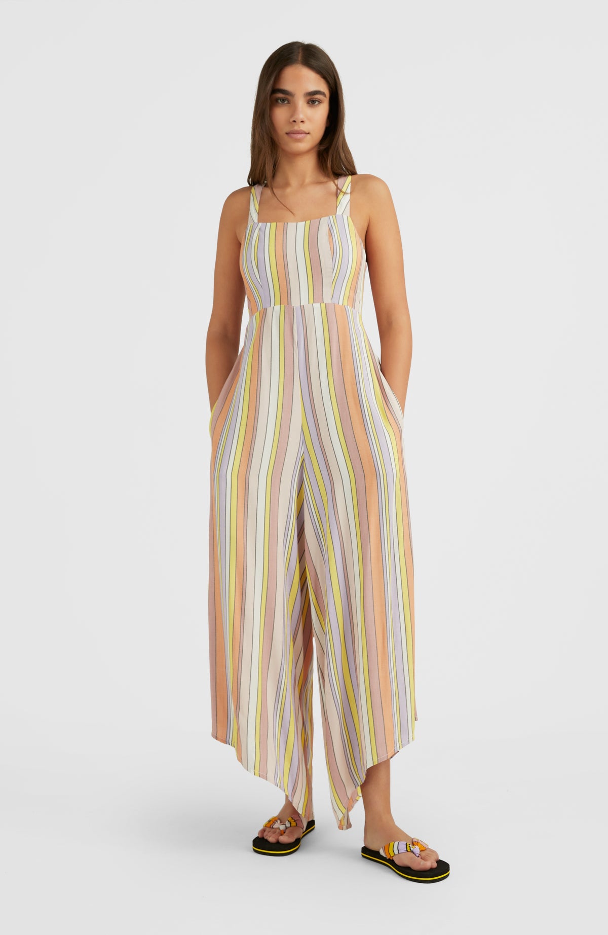 Alba Jumpsuit | Multi Stripe