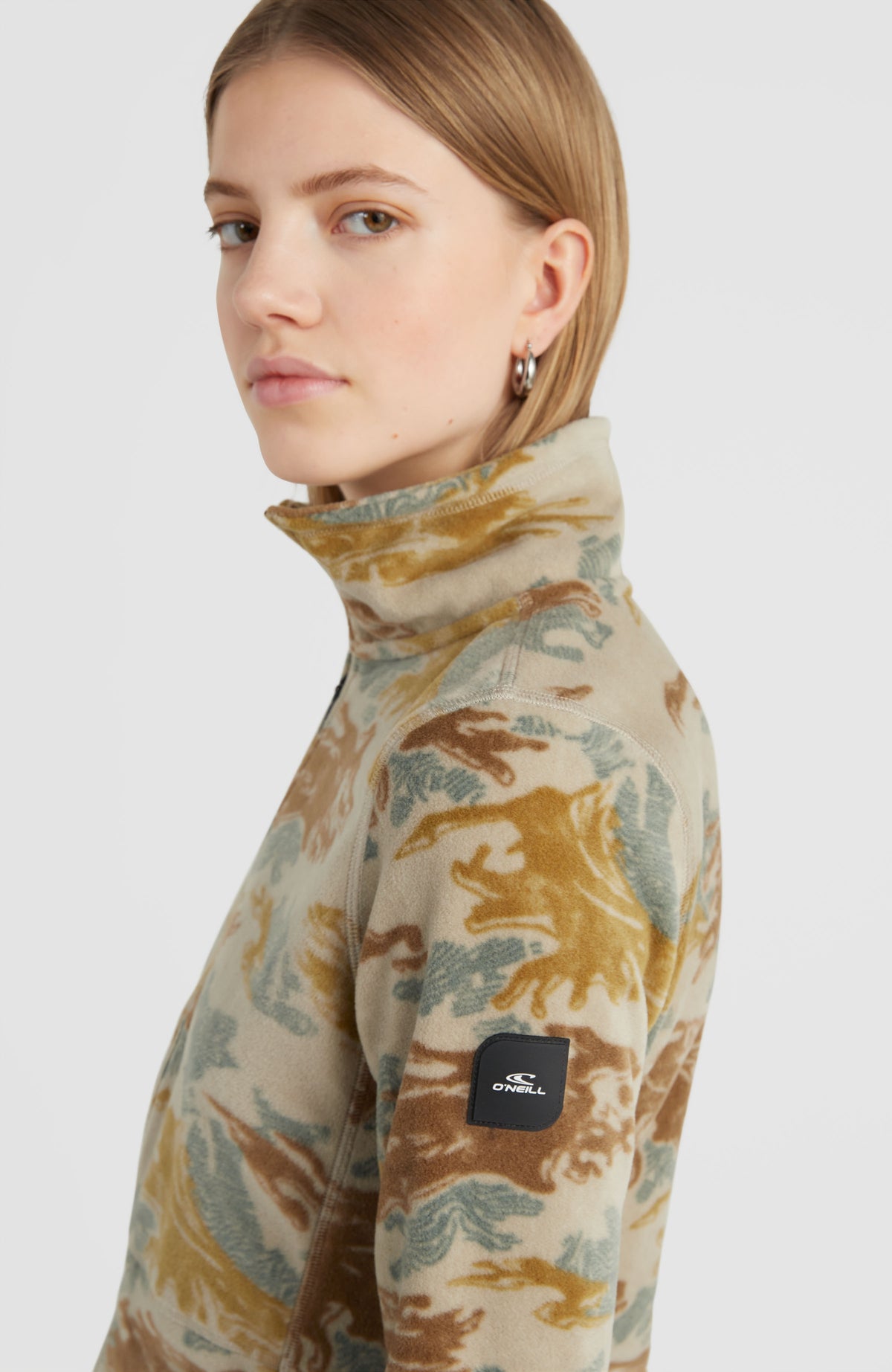 All Over Print Clime Fleece | Light Camo