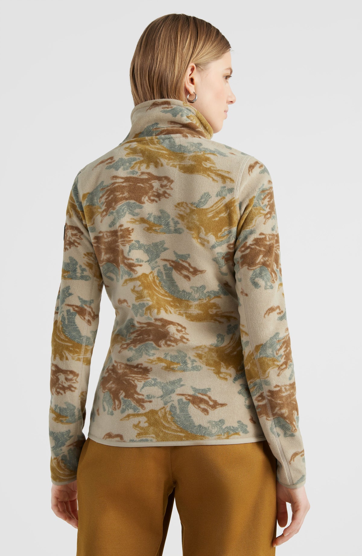 All Over Print Clime Fleece | Light Camo