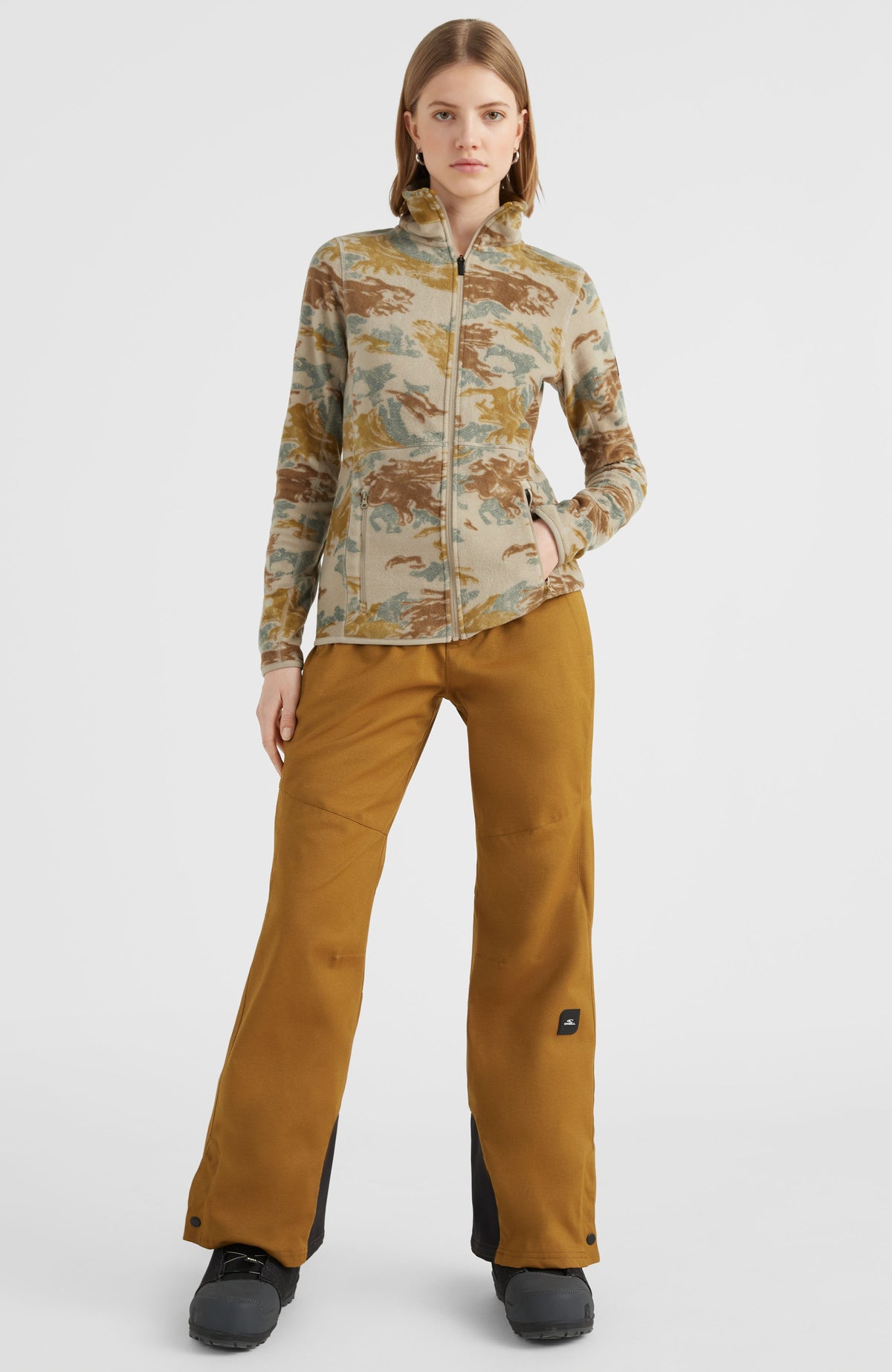 All Over Print Clime Fleece | Light Camo