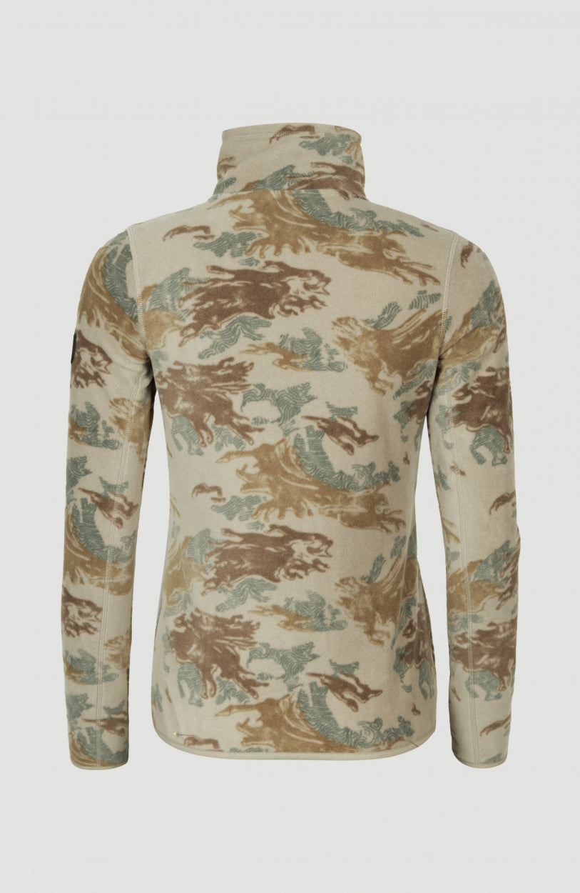 All Over Print Clime Fleece | Light Camo