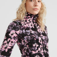 All Over Print Clime Fleece | Blue Ice Flower