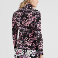All Over Print Clime Fleece | Blue Ice Flower