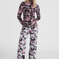 All Over Print Clime Fleece | Blue Ice Flower