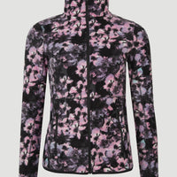 All Over Print Clime Fleece | Blue Ice Flower