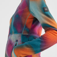 All Over Print Clime Fleece | Dark Blue Fade Halftone