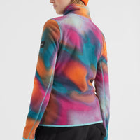 All Over Print Clime Fleece | Dark Blue Fade Halftone
