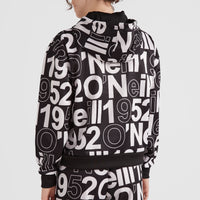 All Over Print Rutile Hooded Fleece | White Wording 1952