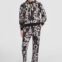 All Over Print Rutile Hooded Fleece | White Wording 1952
