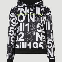 All Over Print Rutile Hooded Fleece | White Wording 1952