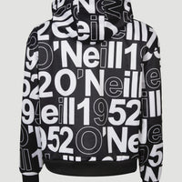 All Over Print Rutile Hooded Fleece | White Wording 1952