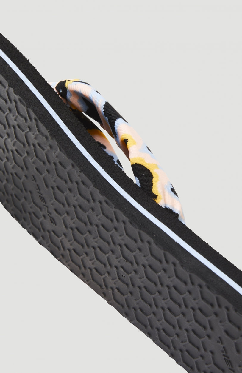 Ditsy Sun Sandals | Orange AO 1