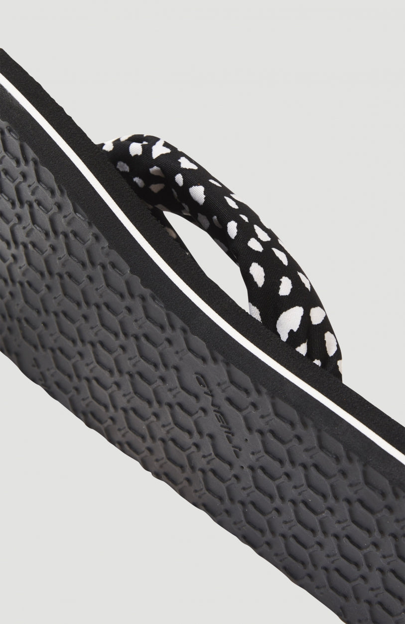 Ditsy Sun Sandals | Black AO 4