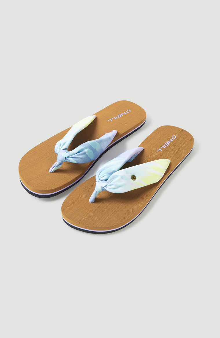 Ditsy Sun Bloom™ Sandals | Blue Tie Dye