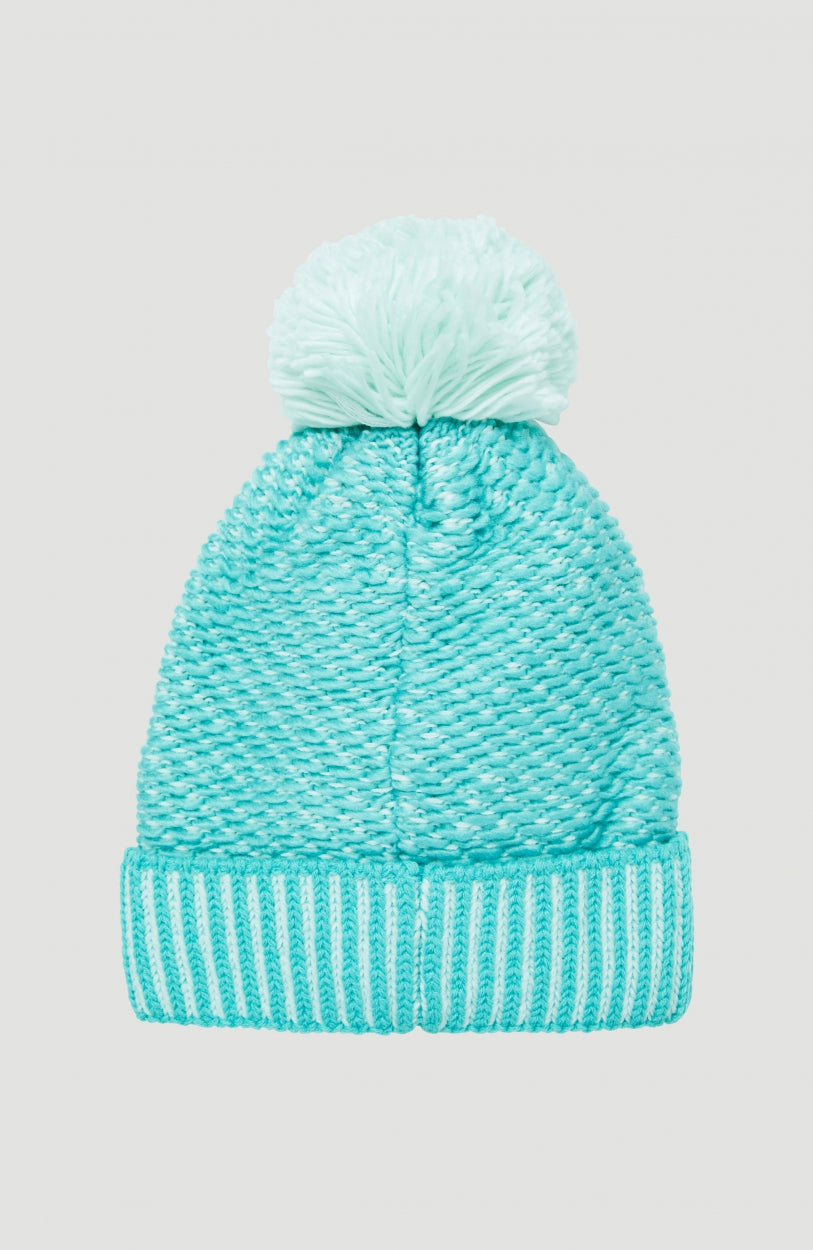 Chunky Beanie | Aqua Sea Colour Block