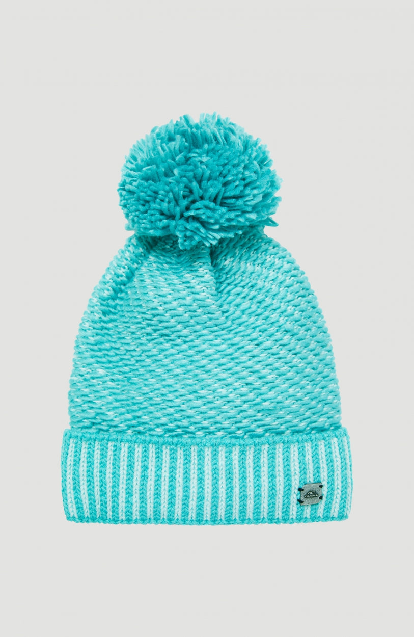 Chunky Beanie | Aqua Sea Colour Block