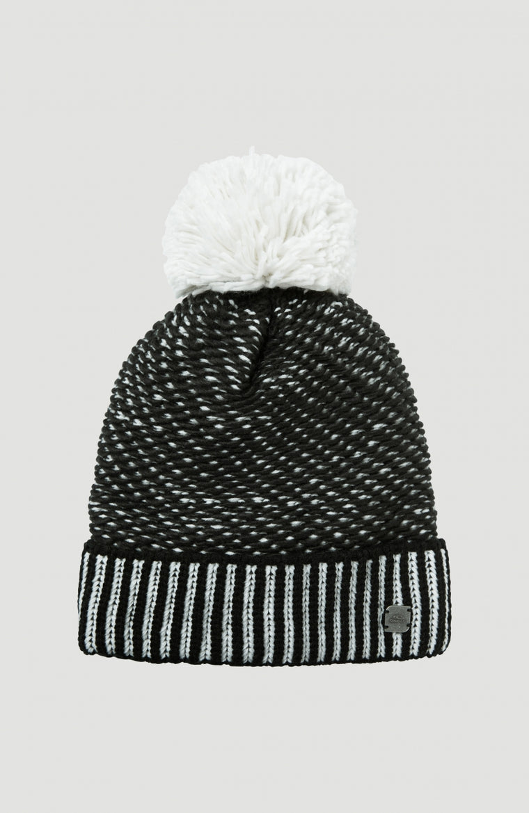 Chunky Beanie | Black Out Colour Block
