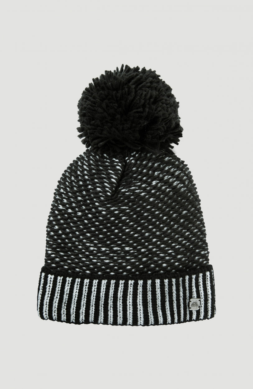 Chunky Beanie | Black Out Colour Block