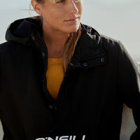 Active Swim-To-Gym Hooded Anorak Jacket | Black Out
