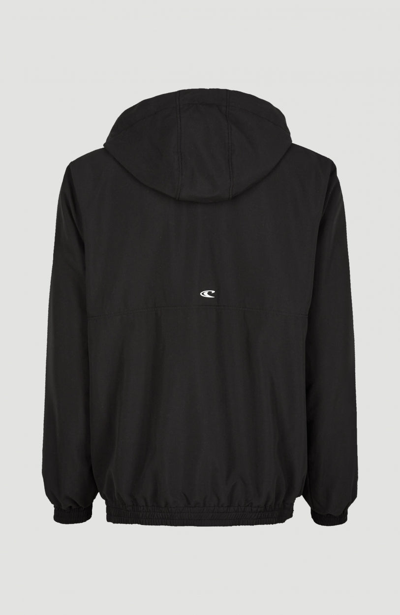 Active Swim-To-Gym Hooded Anorak Jacket | Black Out