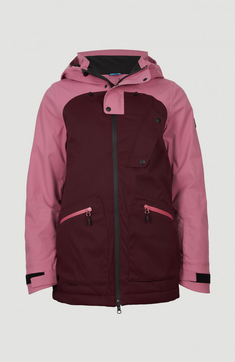 Ametrine Snow Jacket | Chateau Rose Colour Block