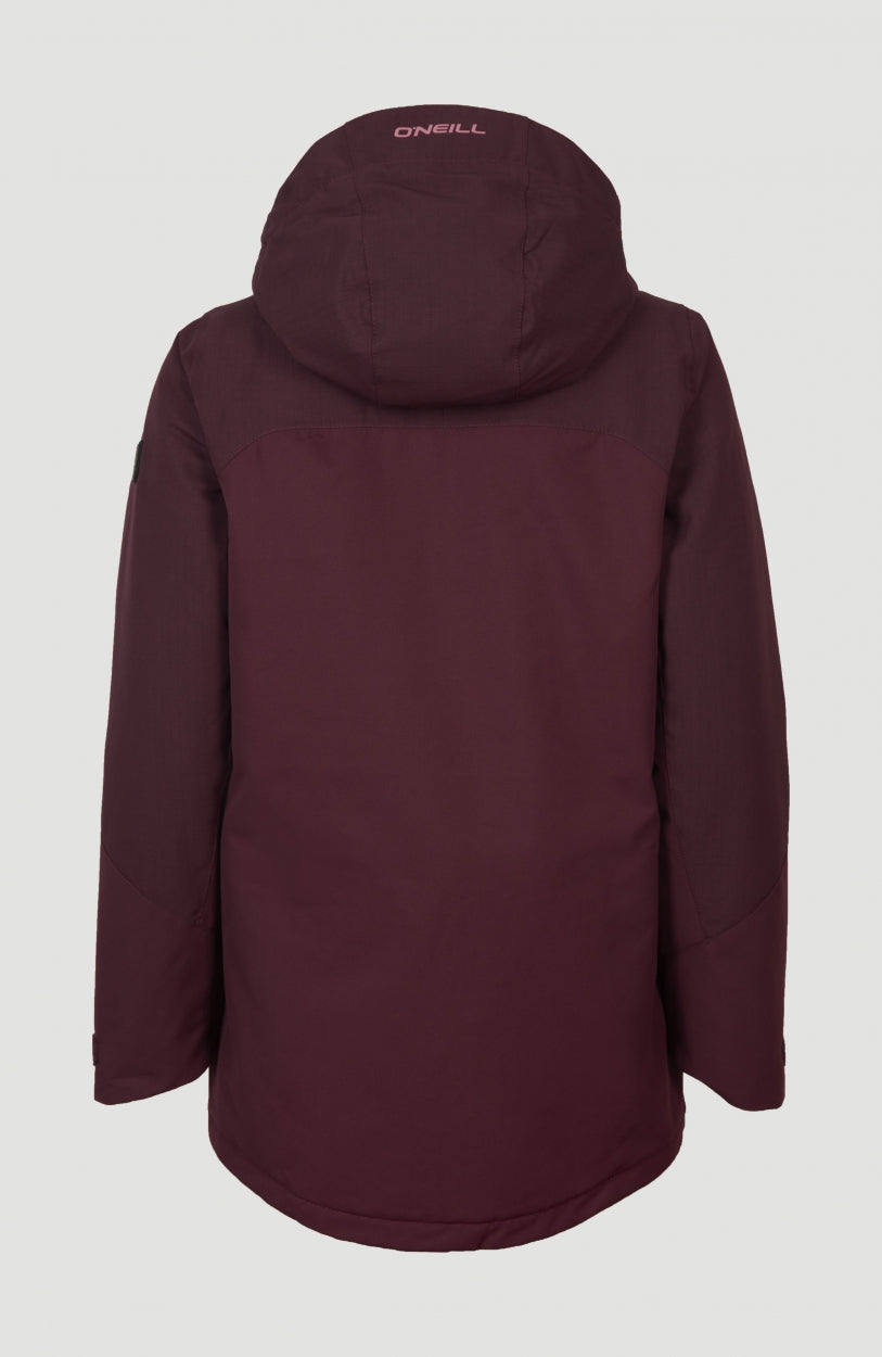 Utility Hybrid Snow Jacket | Windsor Wine