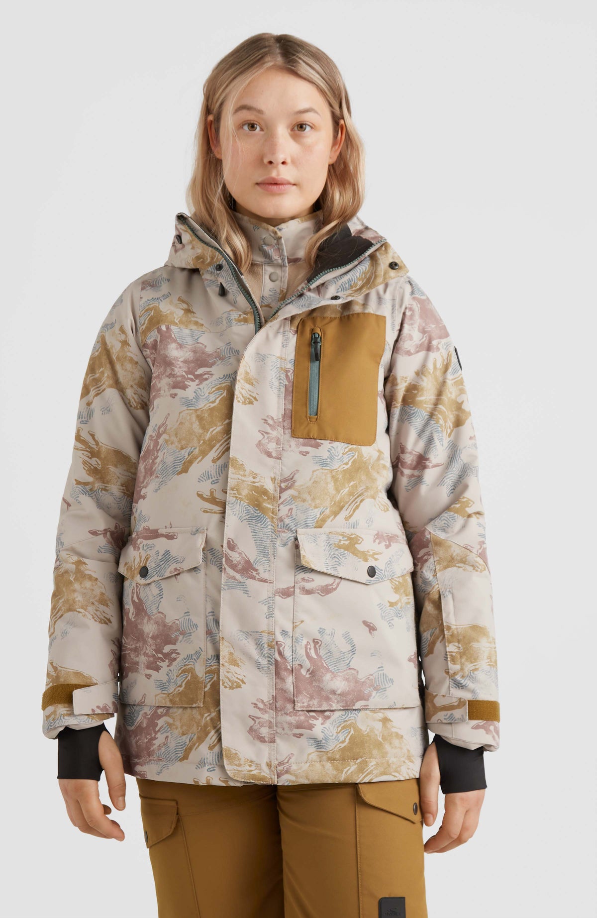 Utility Hybrid Snow Jacket | Light Camo