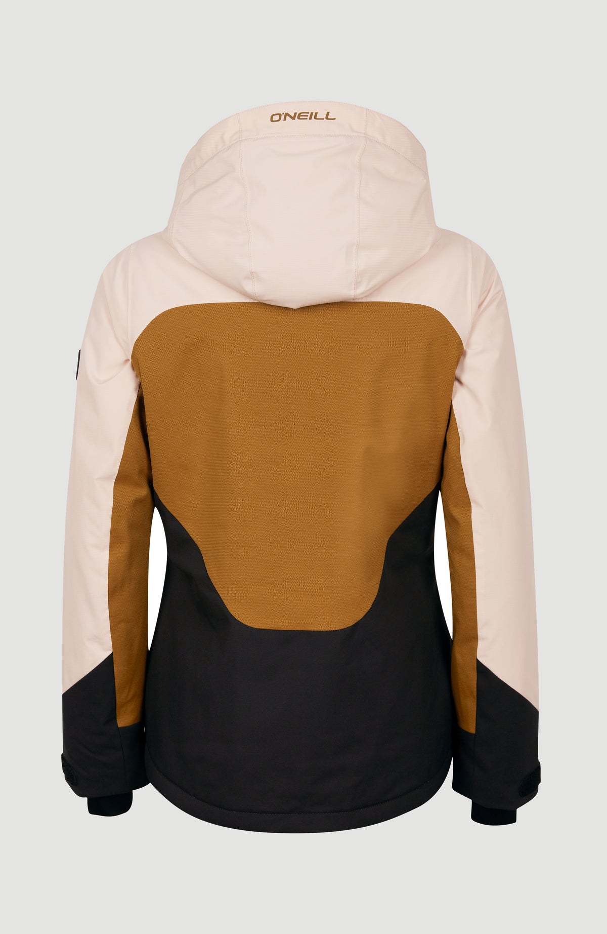 Diamond Snow Jacket | Peach Whip Colour Block