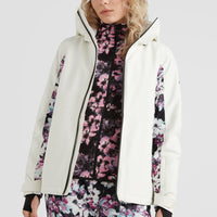 Adelite Snow Jacket | Snow White Colour Block