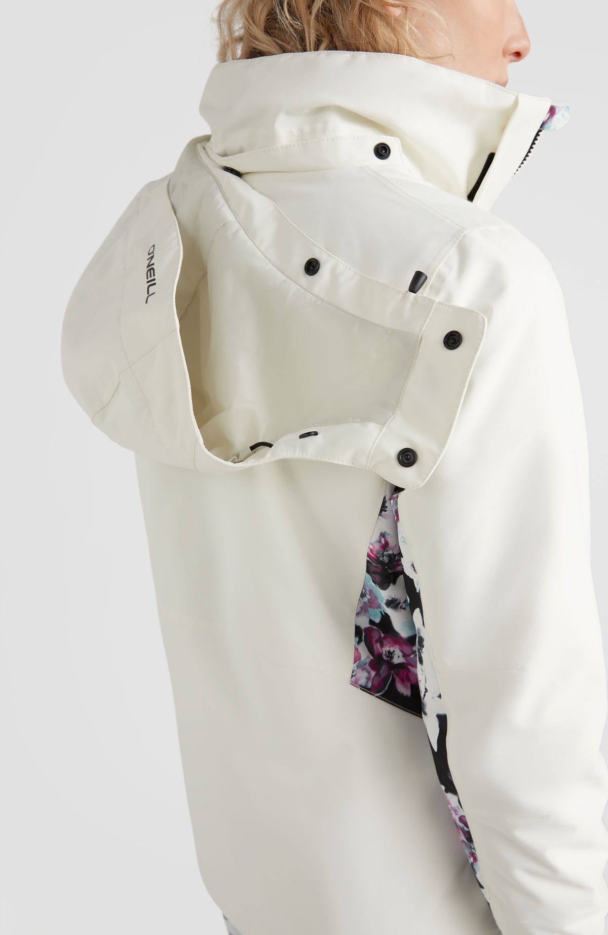 Adelite Snow Jacket | Snow White Colour Block