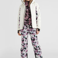 Adelite Snow Jacket | Snow White Colour Block