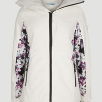Adelite Snow Jacket | Snow White Colour Block