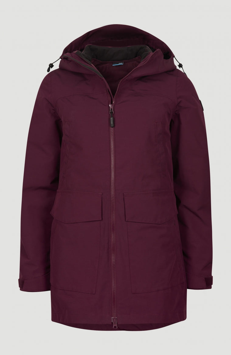 3-in-1 Journey Parka Jacket | Windsor Wine