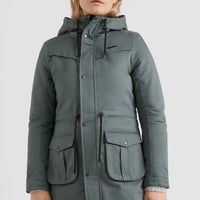 Cotton Journey Parka Jacket | Balsam Green