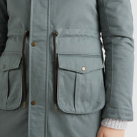 Cotton Journey Parka Jacket | Balsam Green