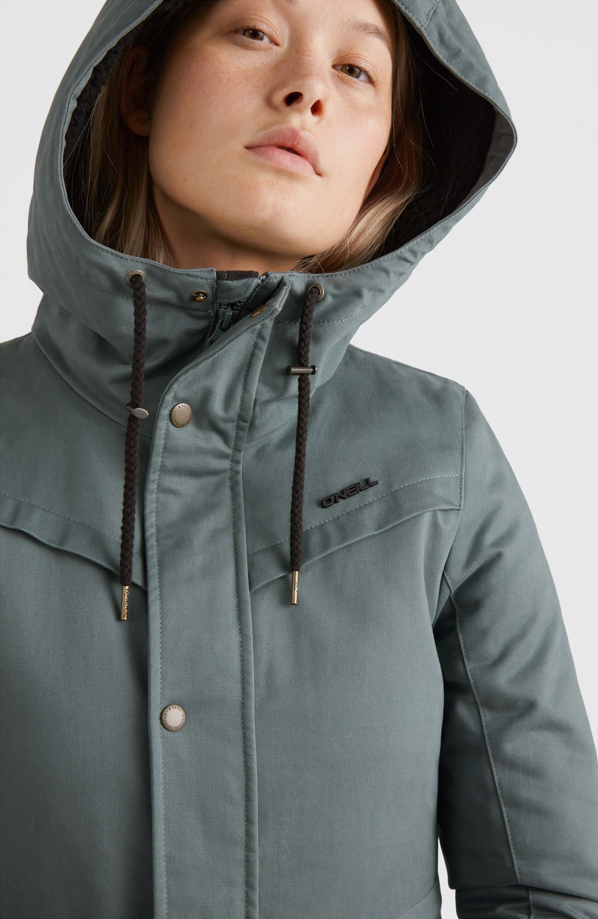Cotton Journey Parka Jacket | Balsam Green