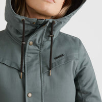 Cotton Journey Parka Jacket | Balsam Green