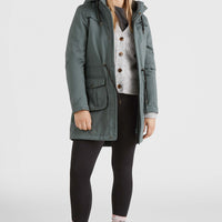 Cotton Journey Parka Jacket | Balsam Green