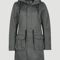 Cotton Journey Parka Jacket | Balsam Green