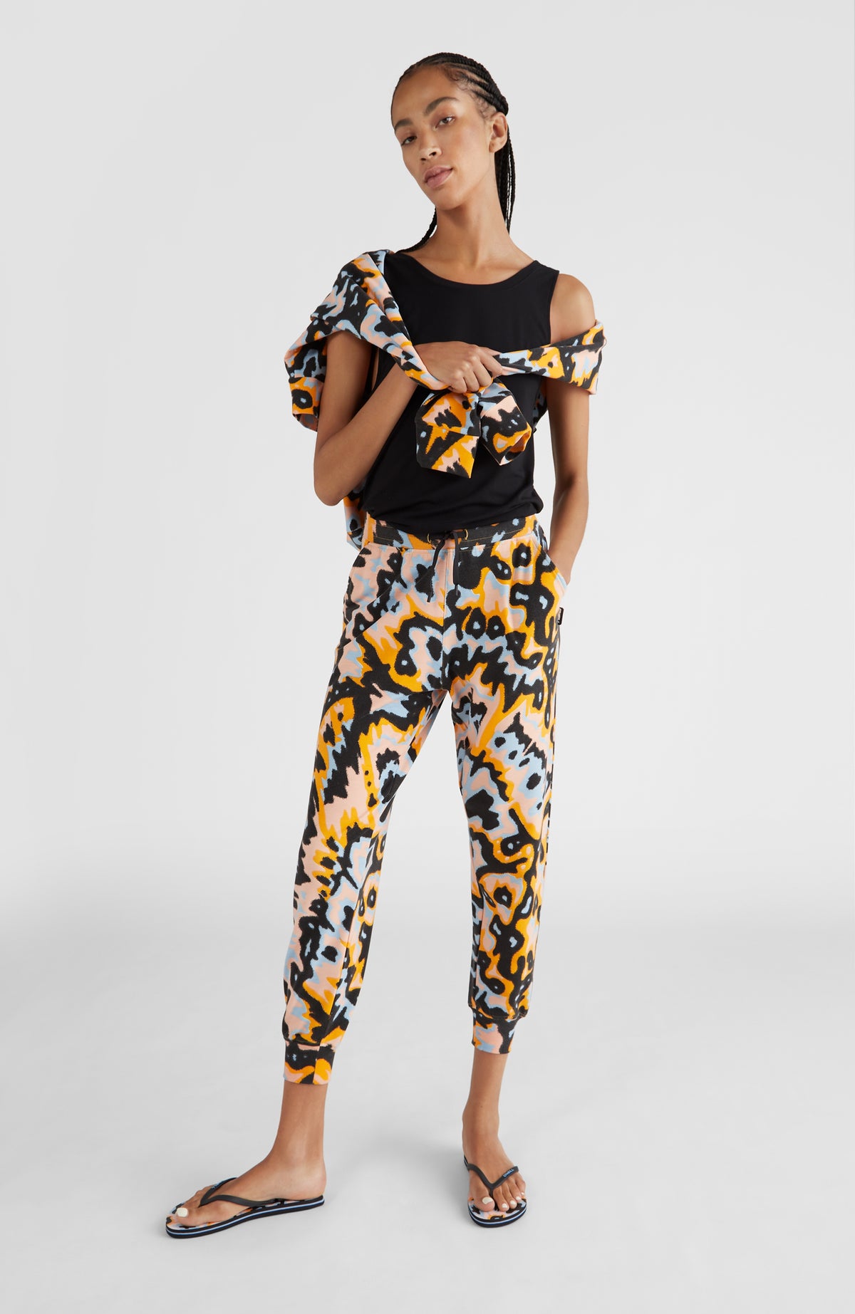 Yoga Sweatpants | Orange AO 1