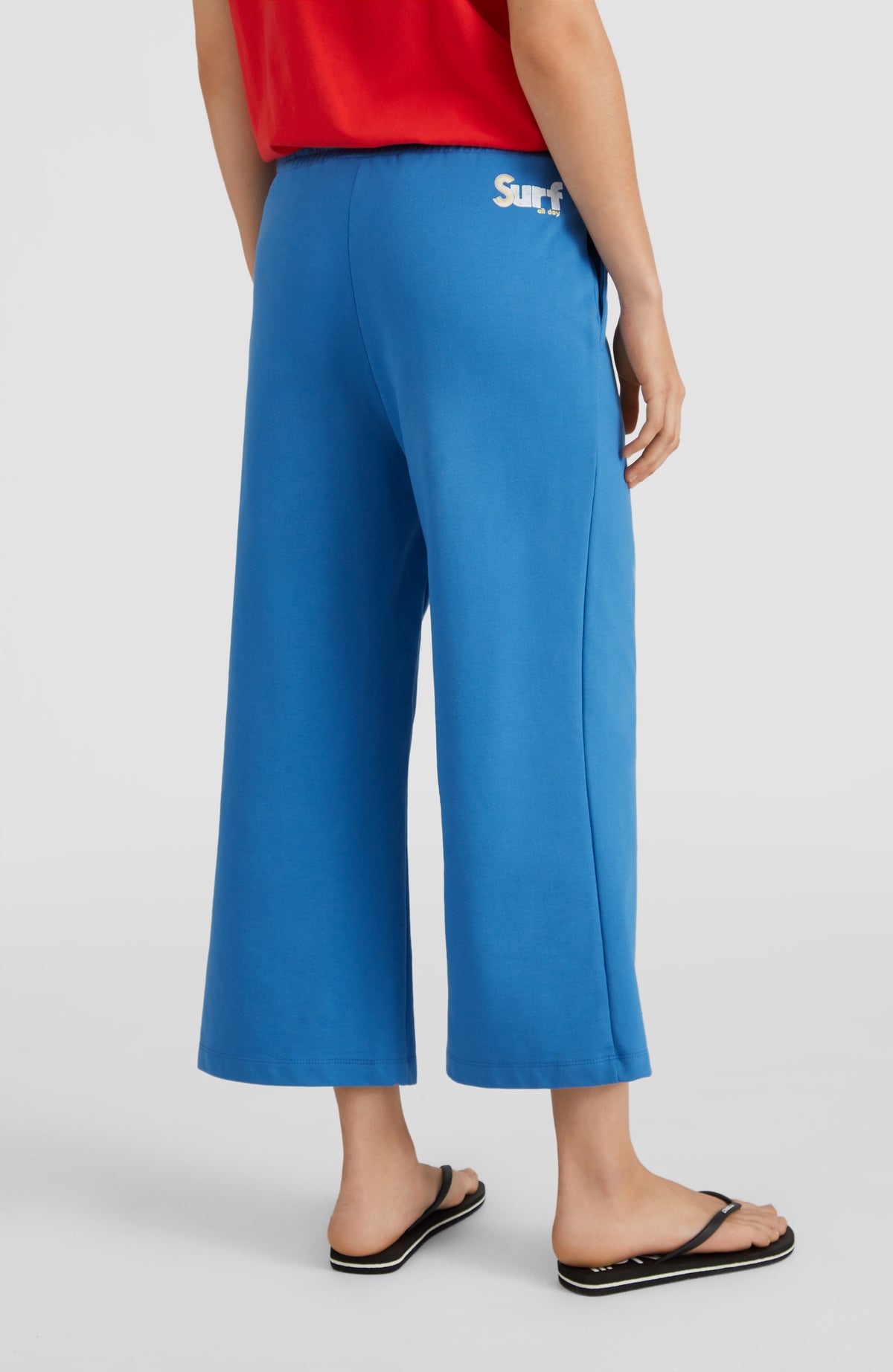 Culotte Wide Leg High-Waist Sweatpants | Palace Blue