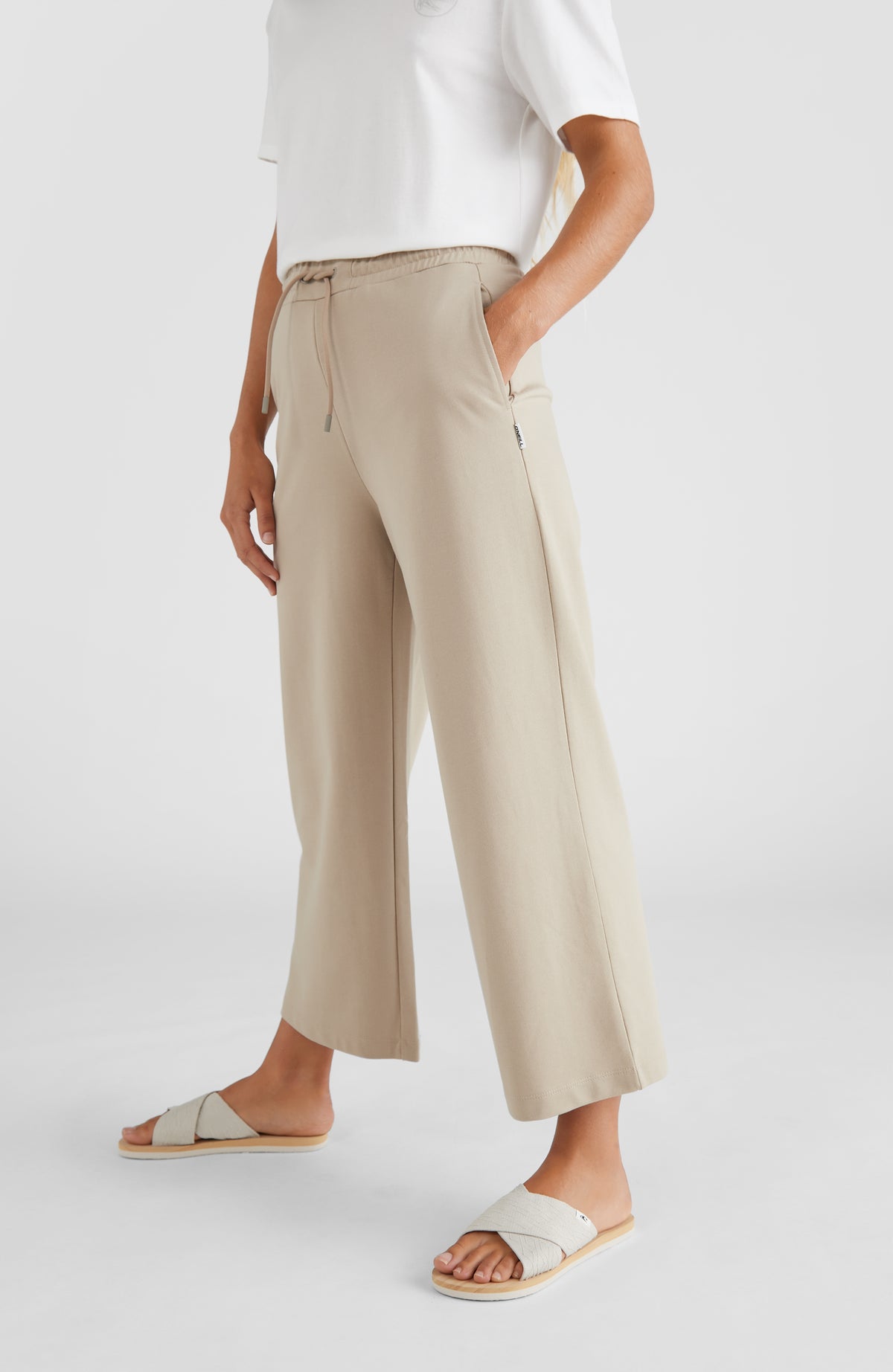 Culotte Wide Leg High-Waist Sweatpants | Crockery