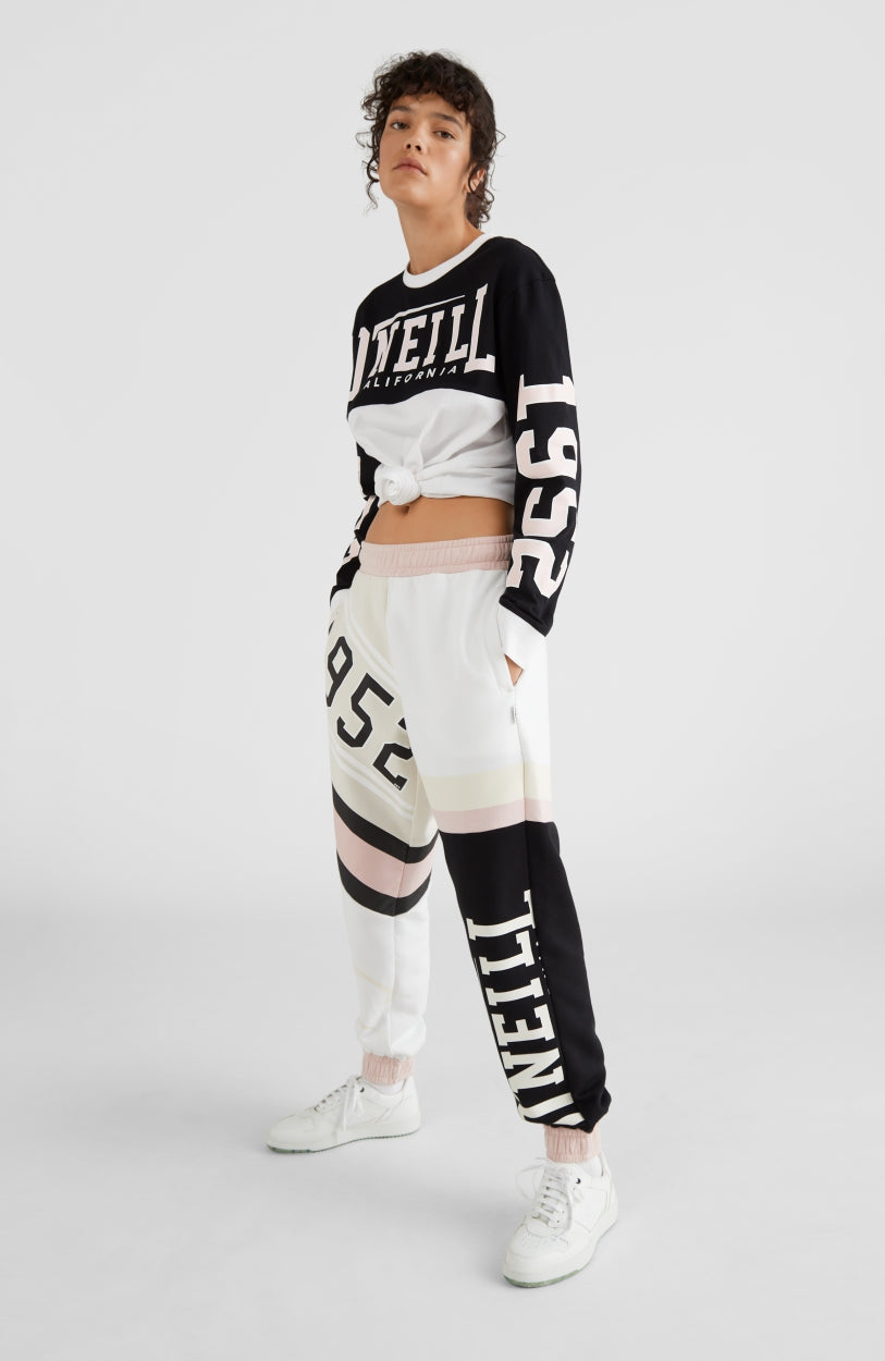 Collegiate Progressive Sweatpants | Black Out Colour Block