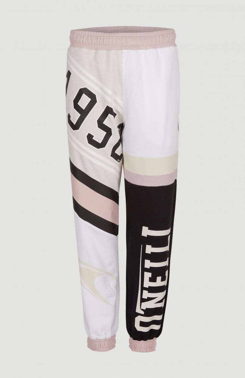 Collegiate Progressive Sweatpants | Black Out Colour Block