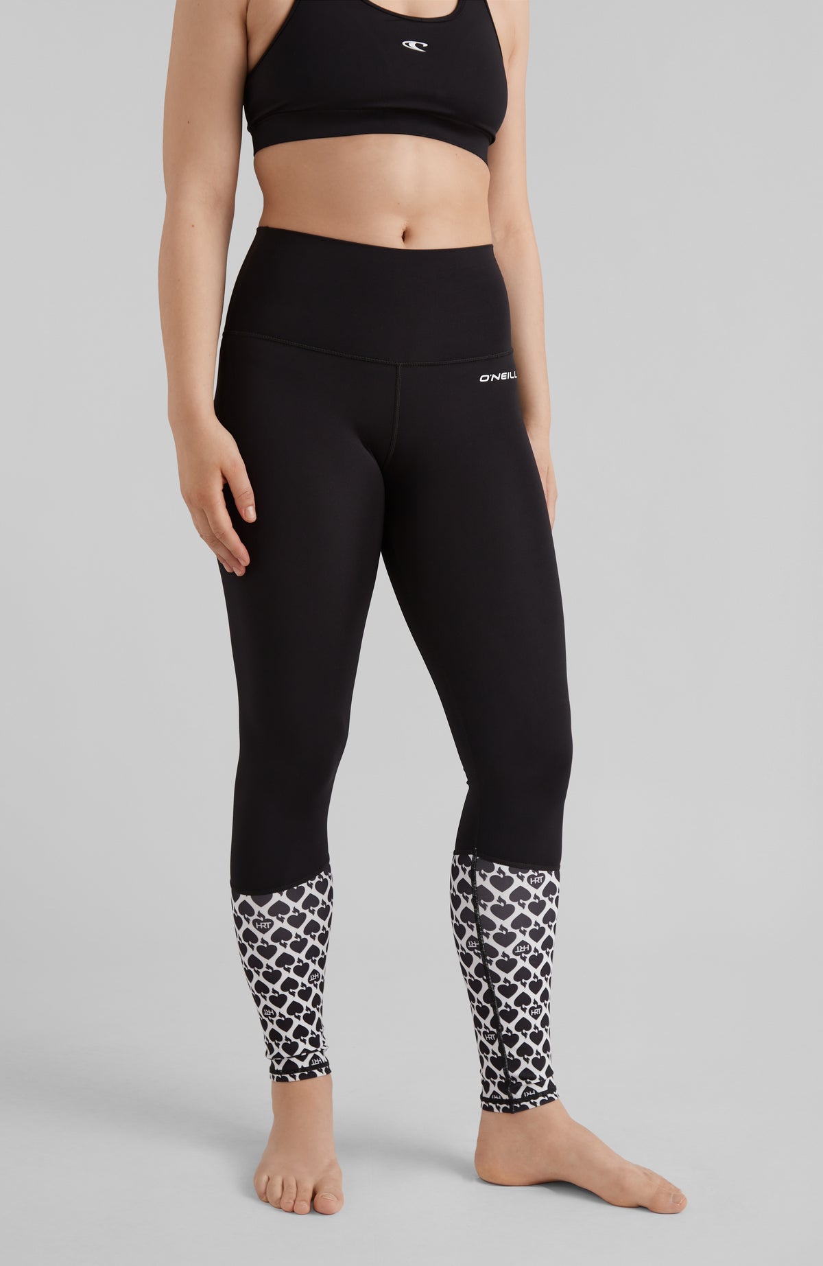 Active Legging | White Heart