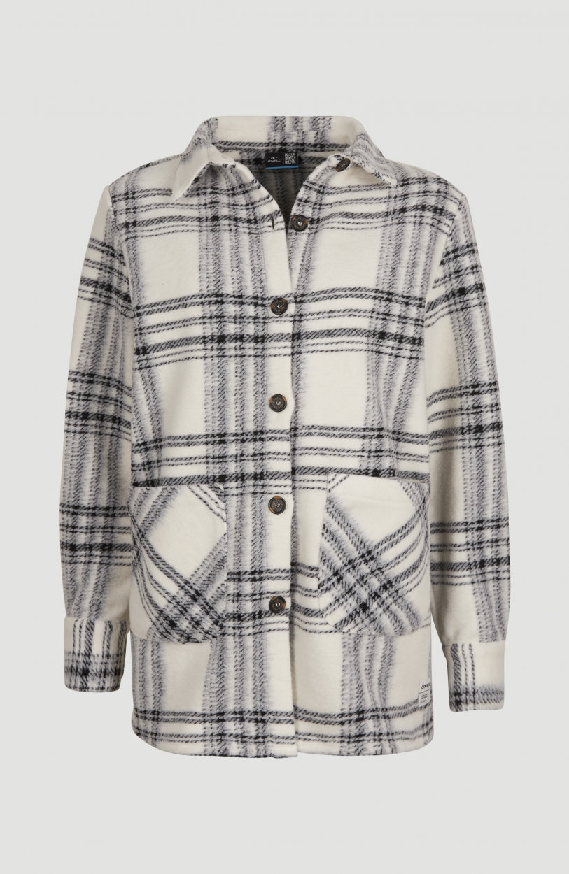 Checked Shirt | White Cosy Check