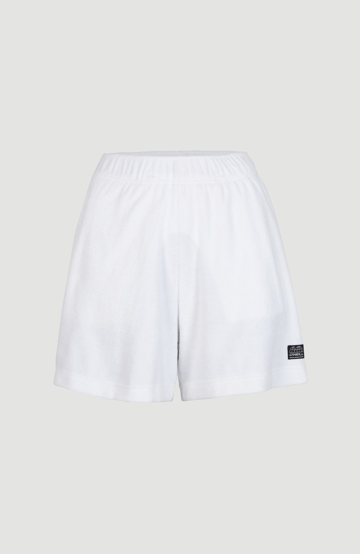 Brights Terry High-Waist Sweatshorts | Snow White