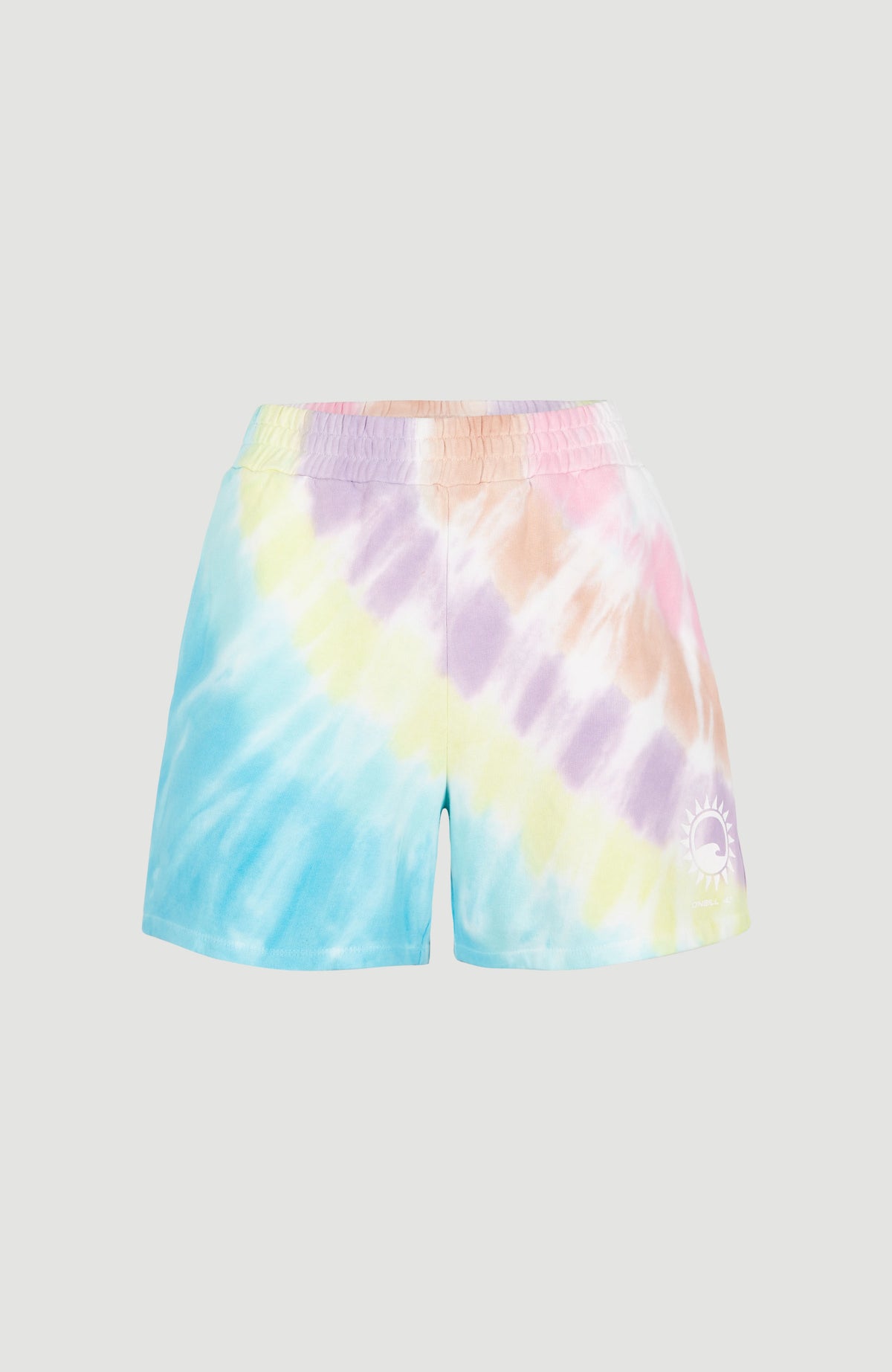 Women Of The Wave High-Waist Sweatshorts | Blue Tie Dye