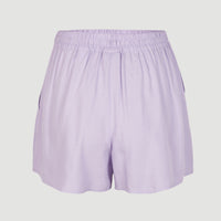 Amiri High-Waist Beach Shorts | Purple Rose