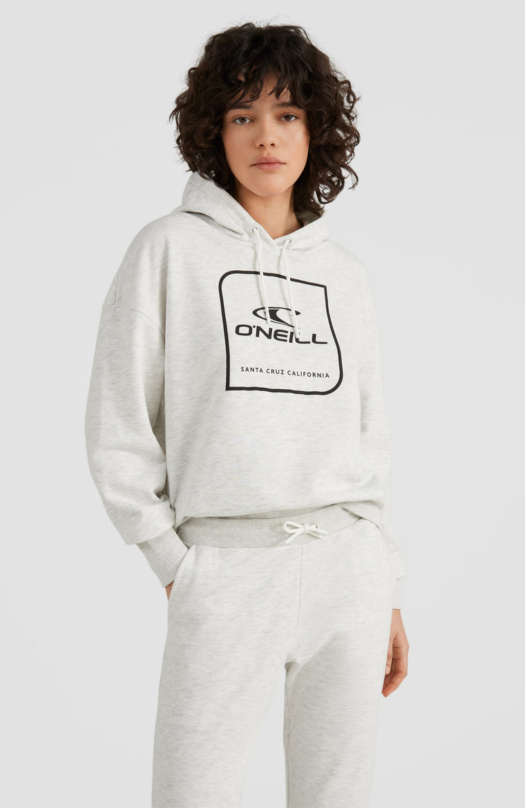 Cube Hoodie | White Melange